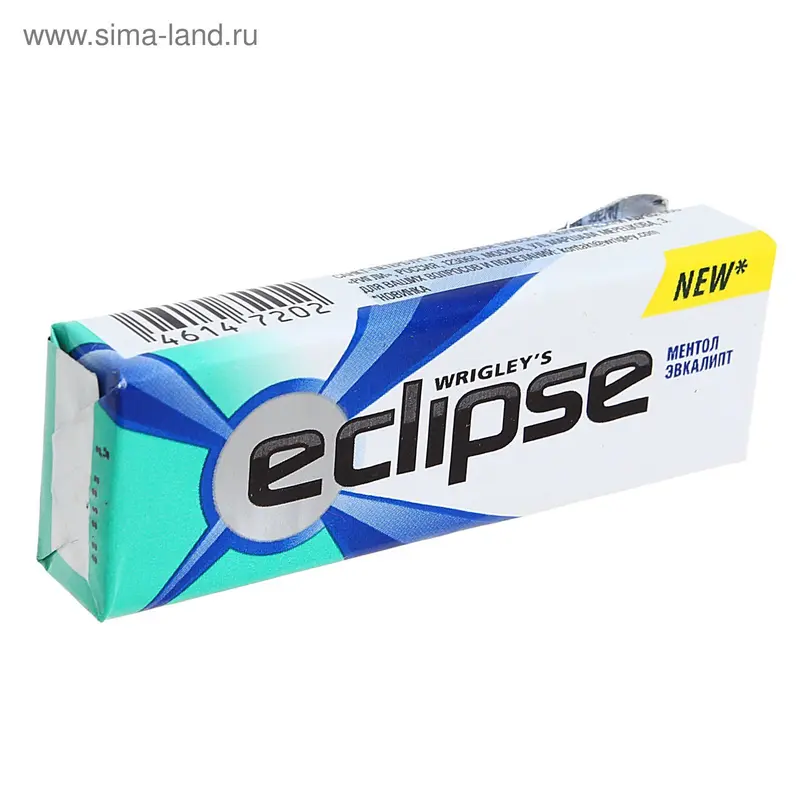 Жевательная резинка Eclipse Ментол-эвкалипт, 13.6г