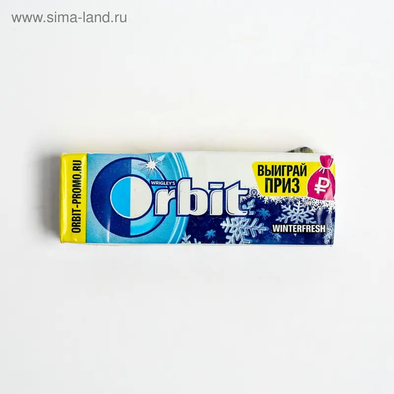 Жевательная резинка Wrigley's Orbit winterfresh, 13.6г
