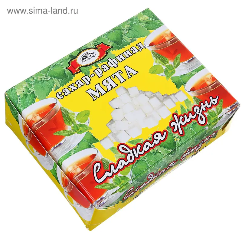 Сахар Регион Торг, рафинад, мята, 450 г