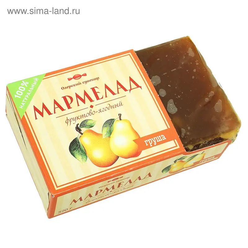 Мармелад "Озерский сувенир", груша, 320 г