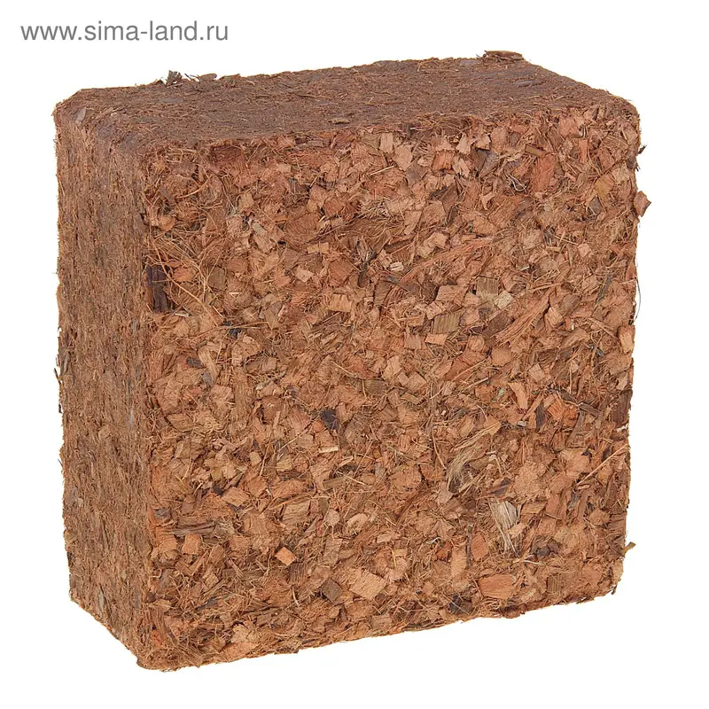 Мульча кокосовая в блоках по 4,5 кг (55л)