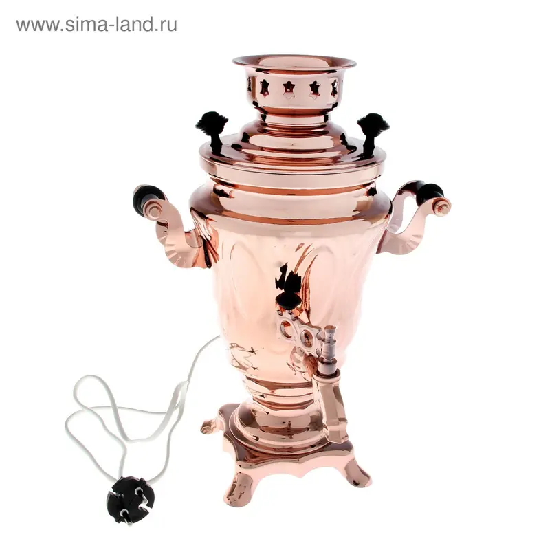 Самовар «Тюльпан», 3 л, электрический