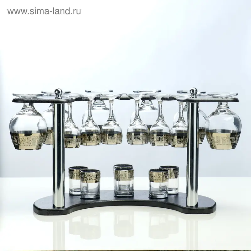 Мини-бар 18 предметов коньяк, кристалл 380/55/50 мл