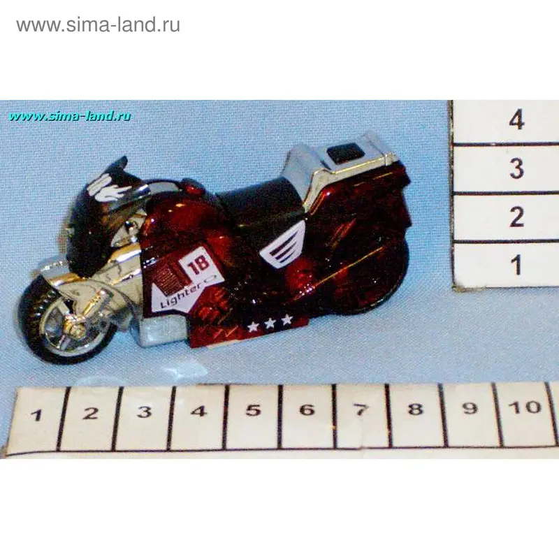 зажигалка мотоцикл (10 шт) (бокс 200 шт)