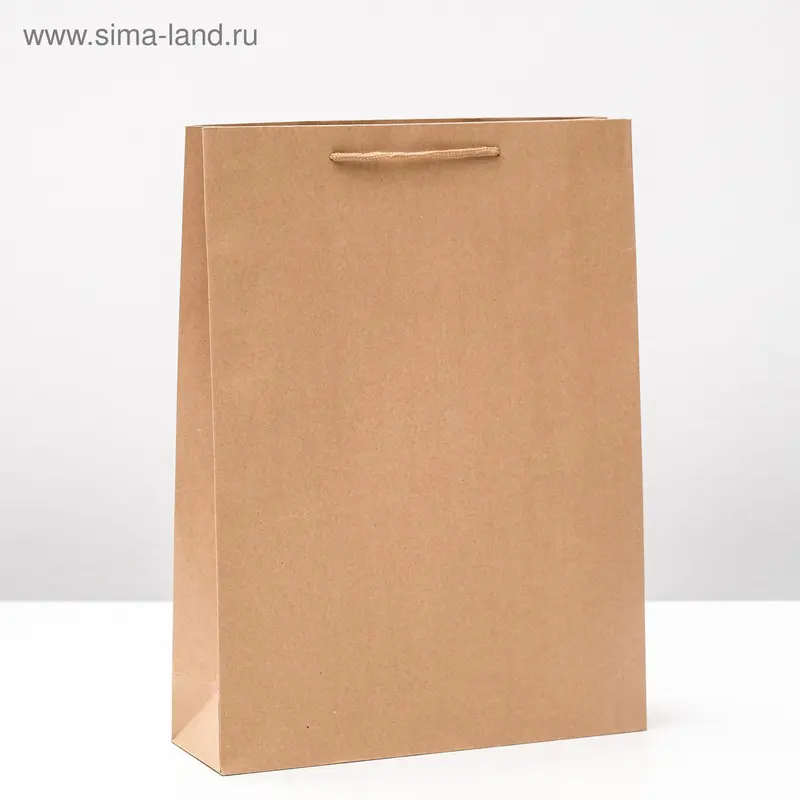 Пакет крафт без печати, 31 х 42 х 10 см
