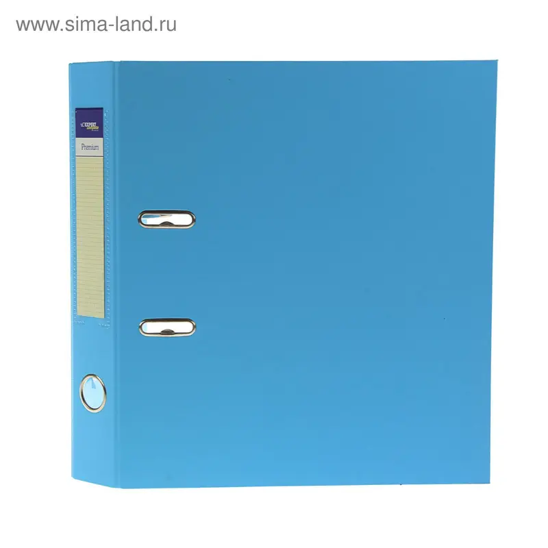 Папка-регистратор А4, 50мм PVC Premium, разборный, голубой
