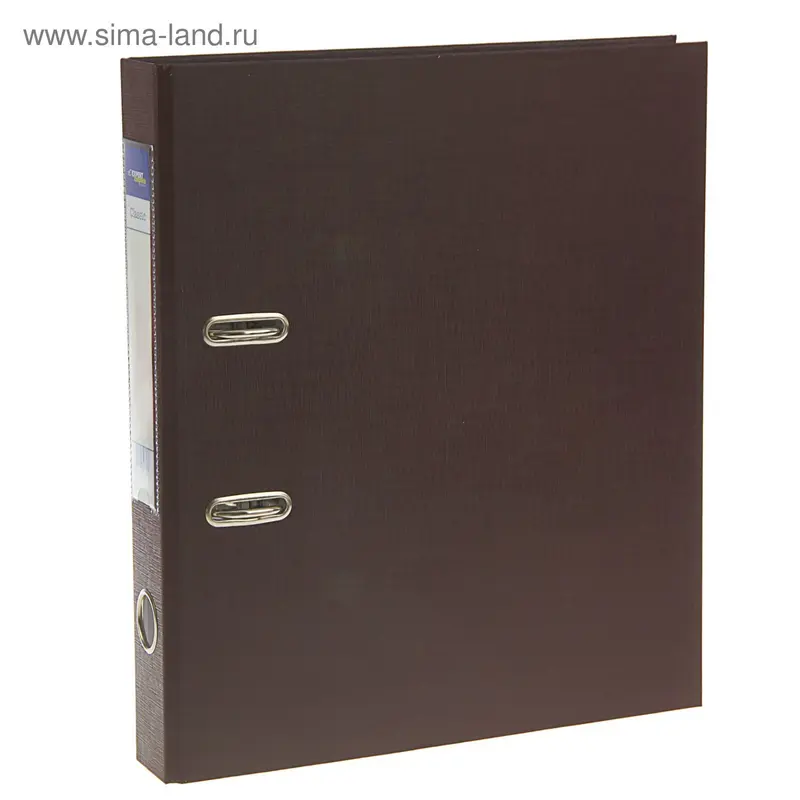 Папка-регистратор А4, 50мм PVC Classic, разборный,кофейный