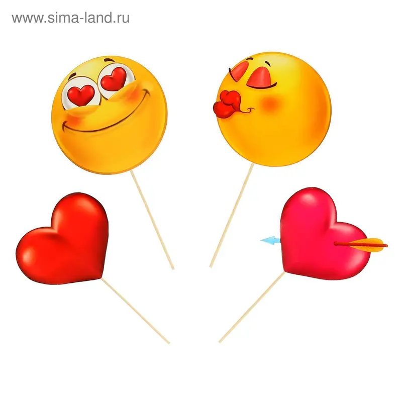 Фотобутафория "Смайлы" (любовь)