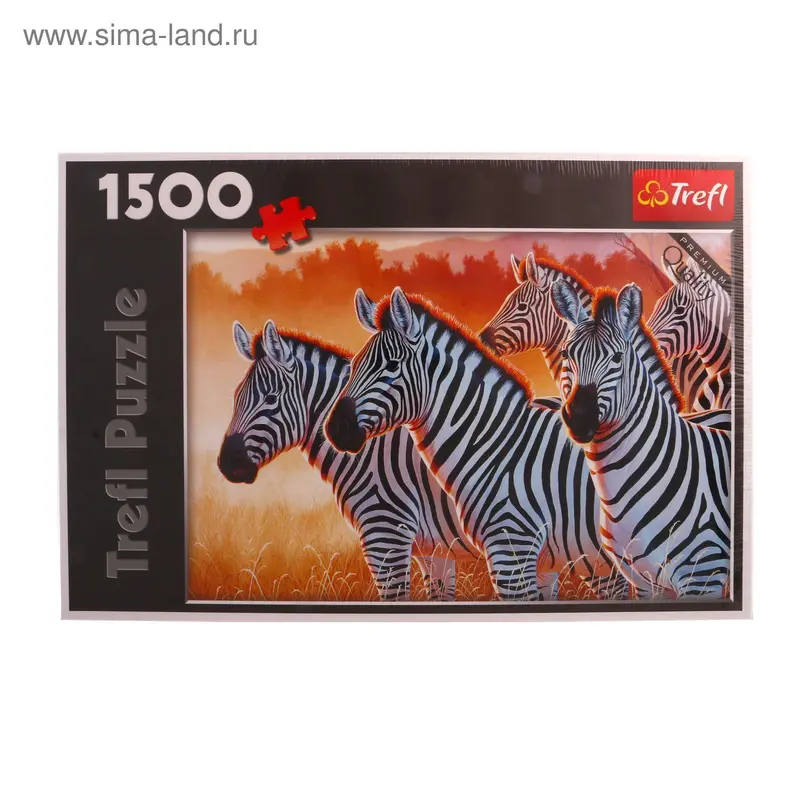 Пазлы "Зебры", 1500 элементов