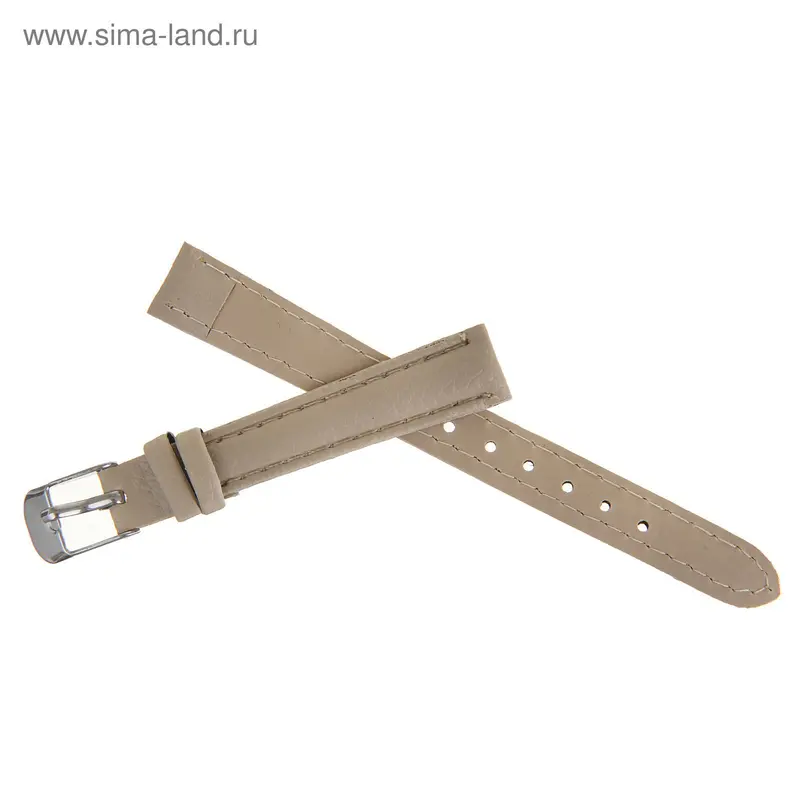 Ремешок для часов, 12 мм, 18 см, бежевый