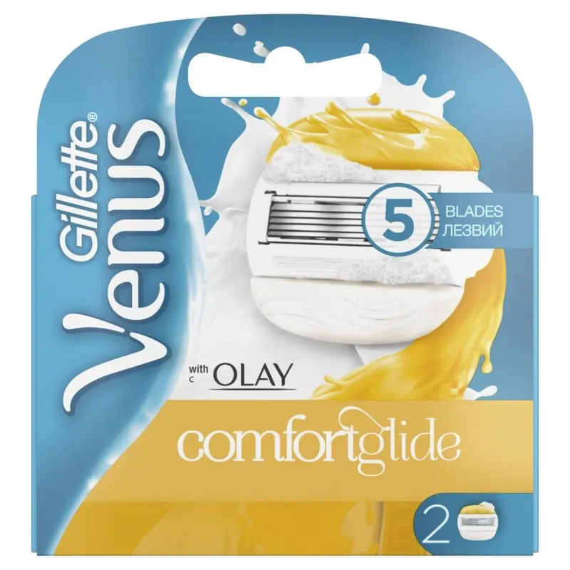 Сменные кассеты для бритья Gillette Venus & Olay ComfortGlide, 2 шт