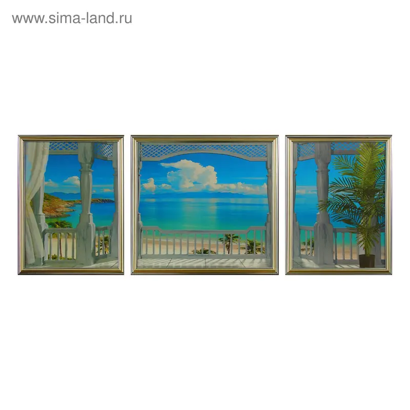 Картина модульная "Мечта" 35х90 см