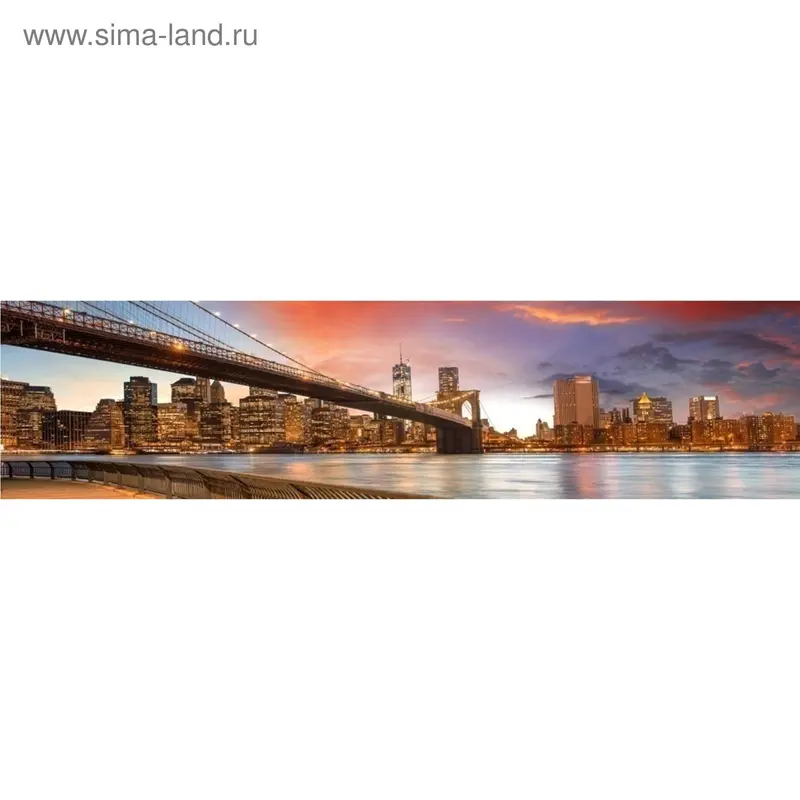 Кухонный фартук "Мост" 2440х600х3 мм