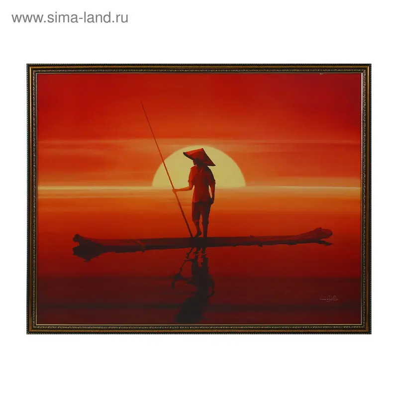 Картина "В лодке" 70*90 см