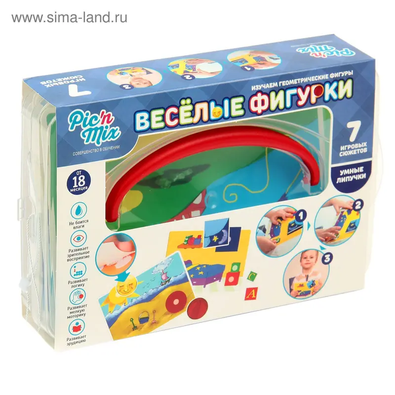 Игра настольная развивающая «Весёлые фигурки»