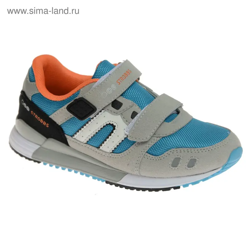 Кроссовки подростковые, цвет голубой, размер 34