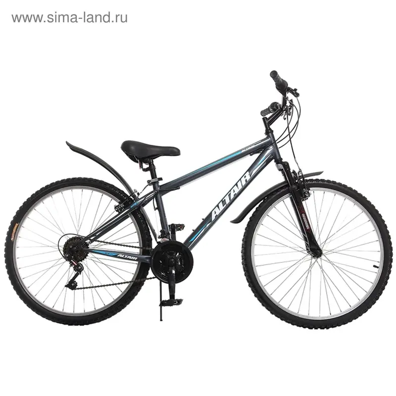 Велосипед 26" Altair MTB HT 26, 2016, цвет серый, размер 17"