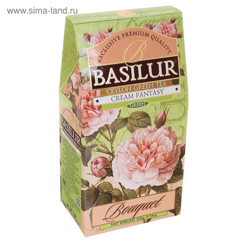 Чай зеленый Basilur "БУКЕТ", Cream Fantasy, 100 г