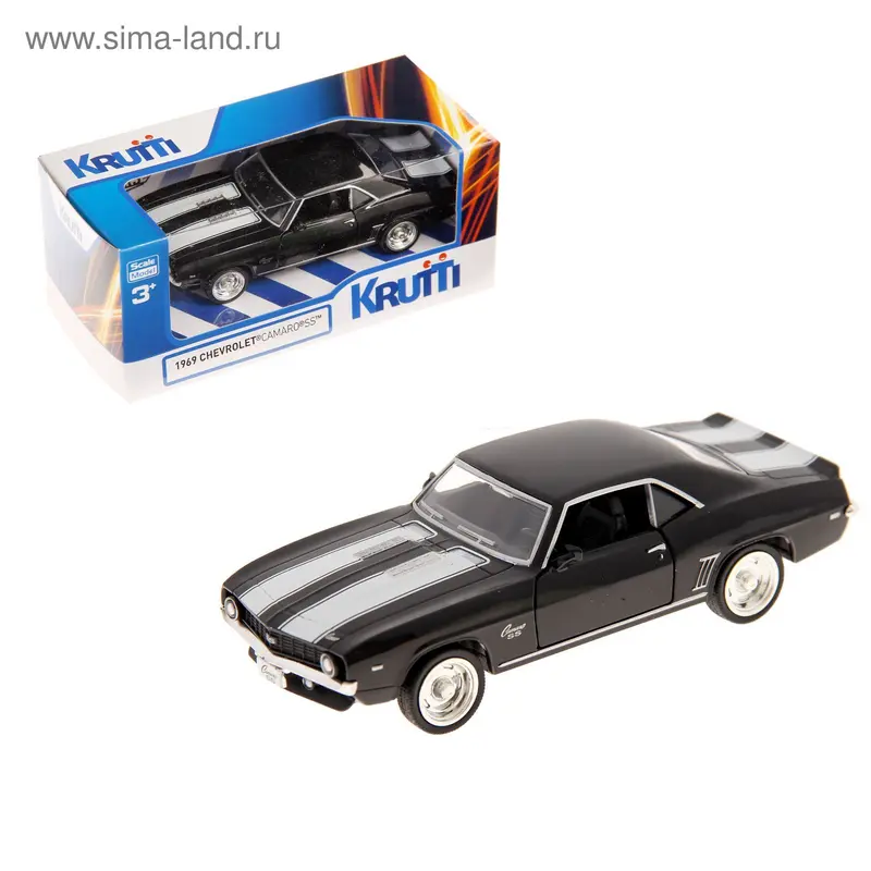 Машинка металлическая Chevrolet Camaro SS, МИКС