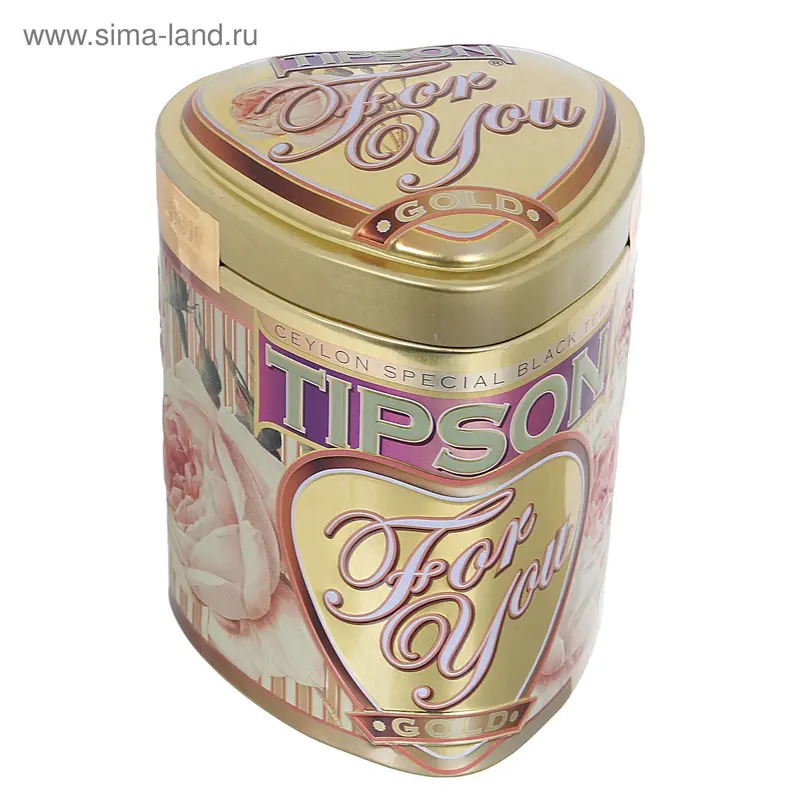 Чай черный Tipson "For You", Gold, 75 г