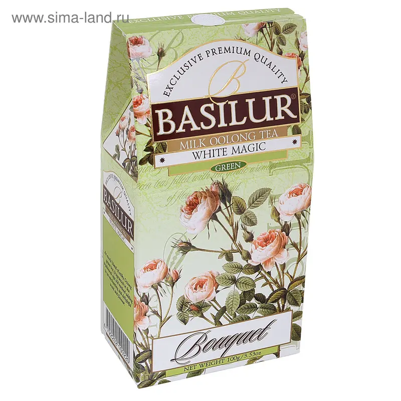 Чай зеленый Basilur "БУКЕТ", White Magic", 100 г