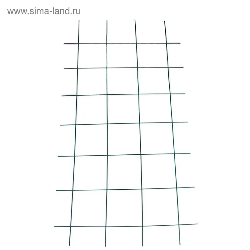 Шпалера, 150 × 60 × 0,3 см, металл, зелёная, «Вьюн»