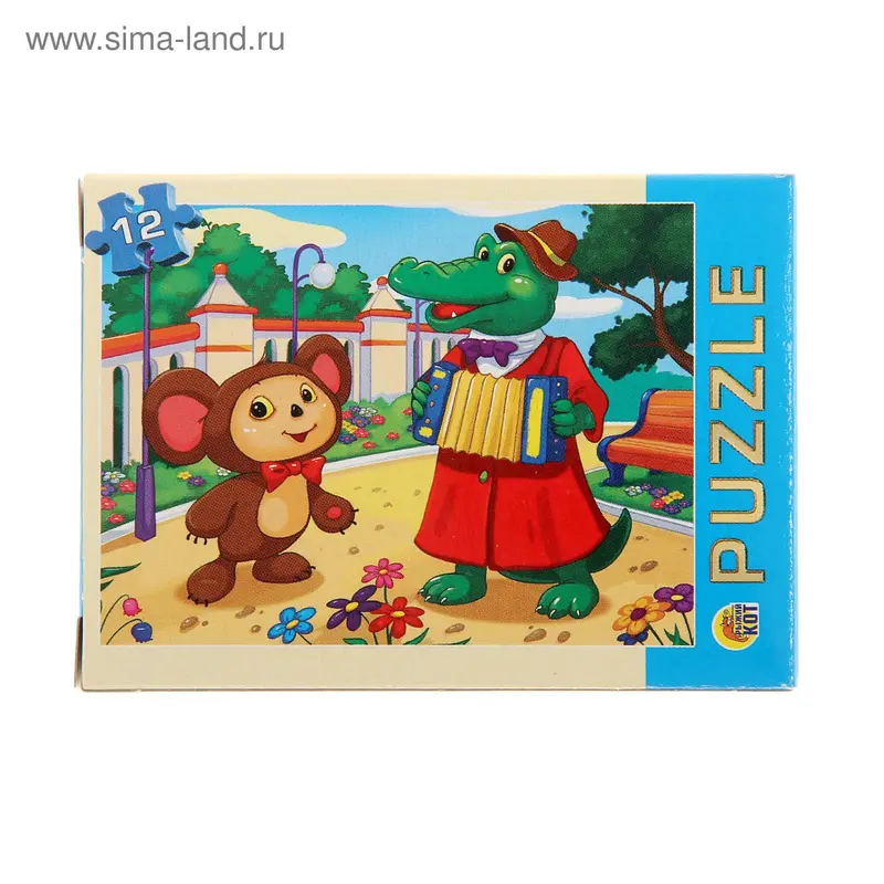 Пазл "Лучшие мультфильмы", 12 элементов, МИКС