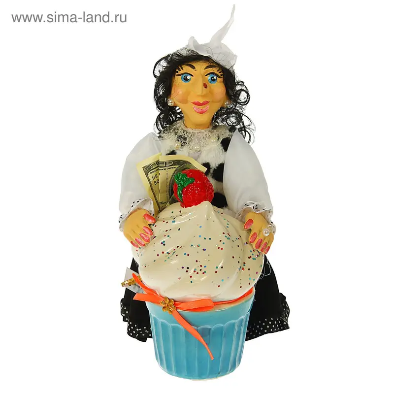 Копилка "Баба Яга с пирожком"
