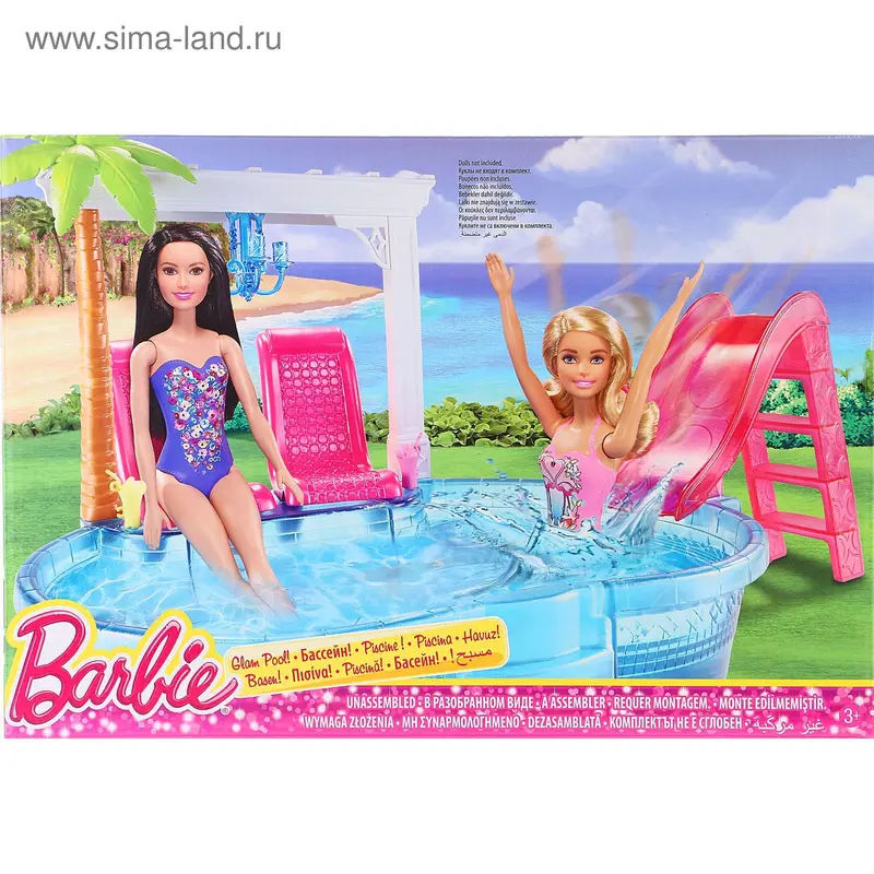 Игровой набор "Гламурный бассейн Barbie"