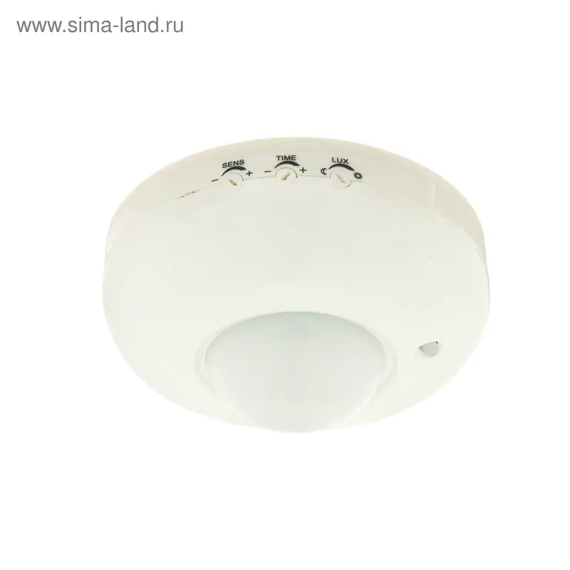 Датчик движения LLT ДД-020B-W, инфракрасный, 800 Вт, 6 м, IP33, белый