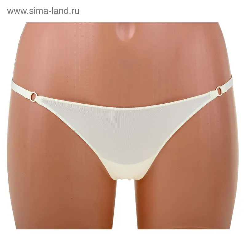Трусы женские стринги ICD31136 Basic microfiber avorio, р-р 46 (4)