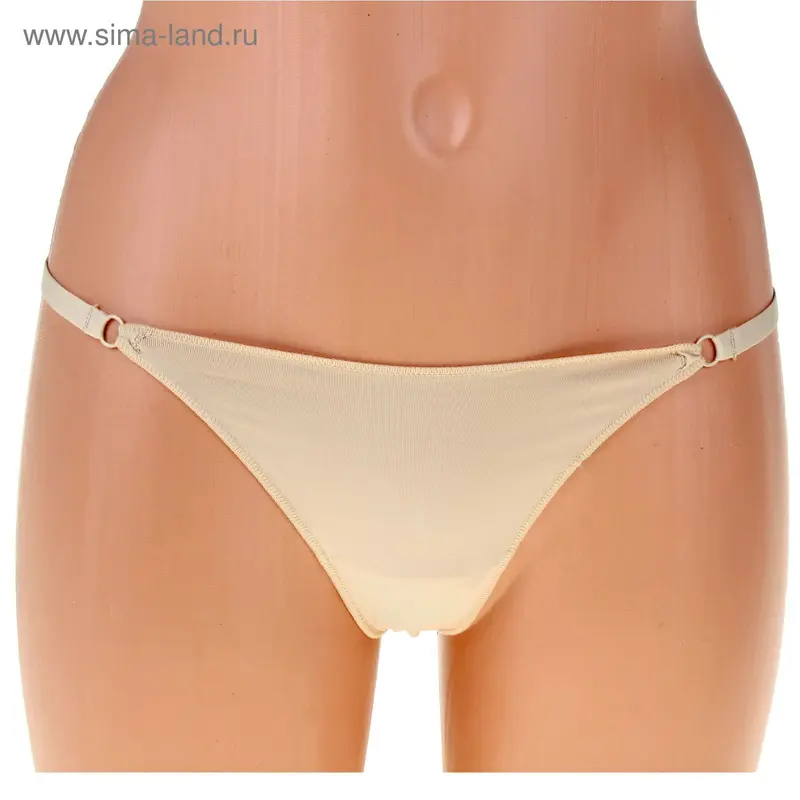 Трусы женские стринги ICD31136 Basic microfiber beige, р-р 42 (2)