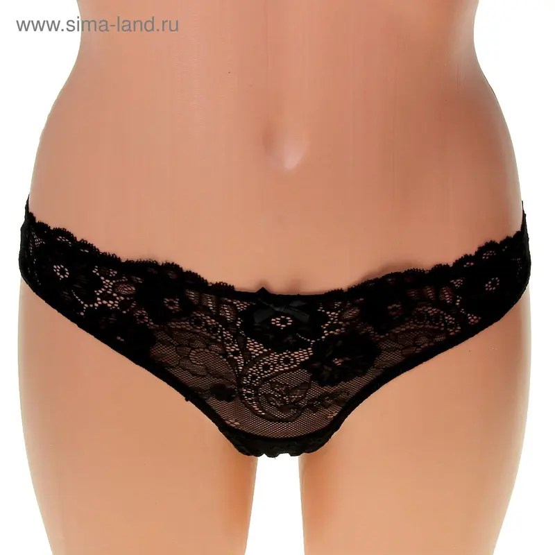 Трусы женские слипы Basic Lace, цвет чёрный (nero), размер 46 (4)