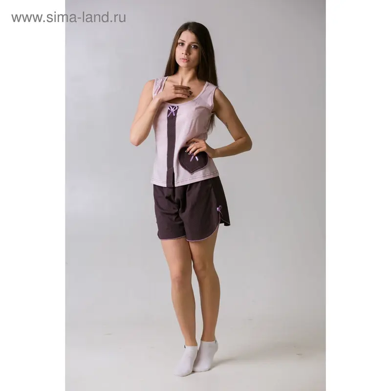 Комплект женский (майка, шорты) Ника МИКС, р-р 50