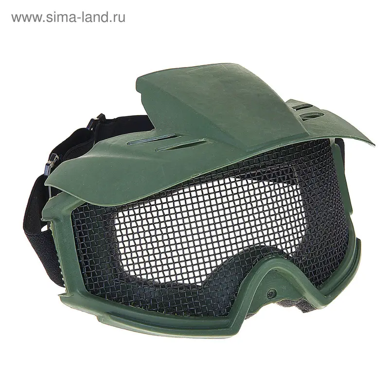 Очки защитные для страйкбола KINGRIN Desert Locust mesh goggles include sunshade (OD) MA-06-OD 134
