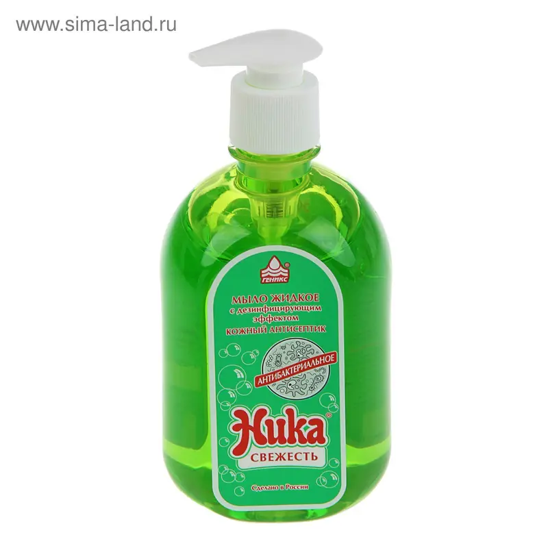 Жидкое мыло с дезинфицирующим эффектом "Ника", 0,5 л
