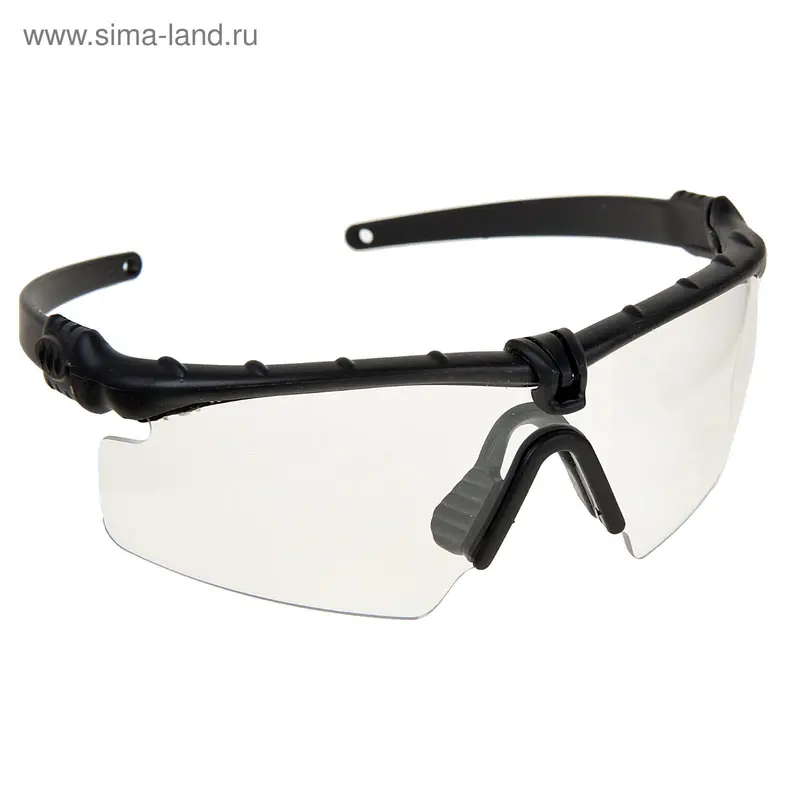 Очки защитные для страйкбола KINGRIN 2.0 framework ANSI z80.3 glasses (Black frame&Limpid lens) MA