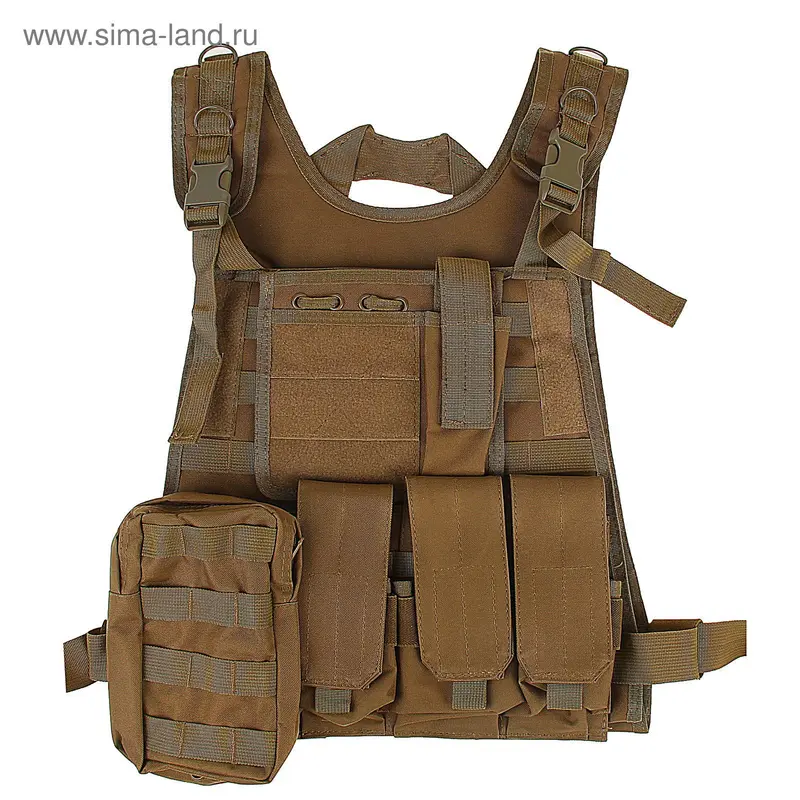 Жилет разгрузочный KINGRIN Tactical vest (Tan) VE-12-T