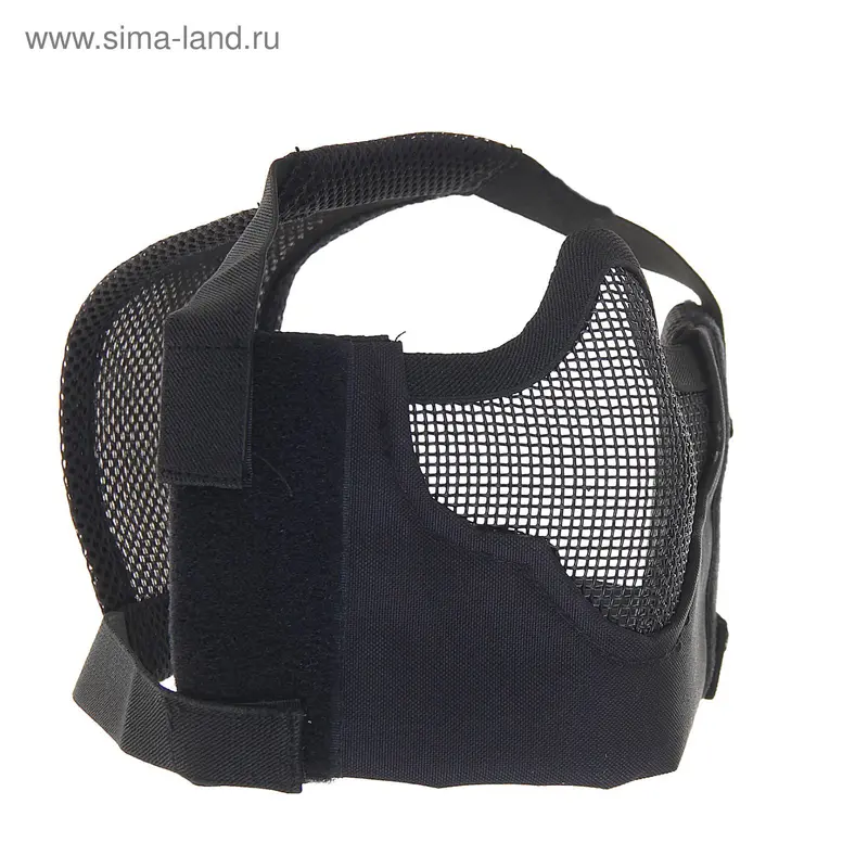 Маска для страйкбола KINGRIN V8 strike steel half face mask (Black) MA-65-BK