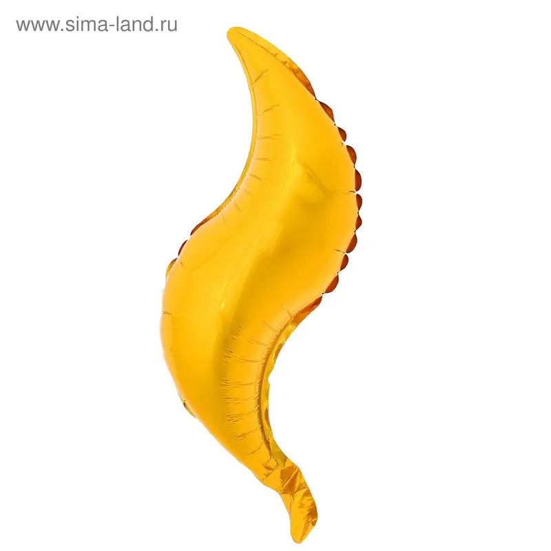 Шар фольгированный "Зигзаг", 36", металл, Gold