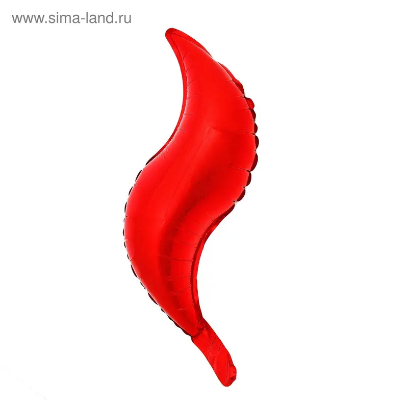 Шар фольгированный "Зигзаг", 19", металл, Red