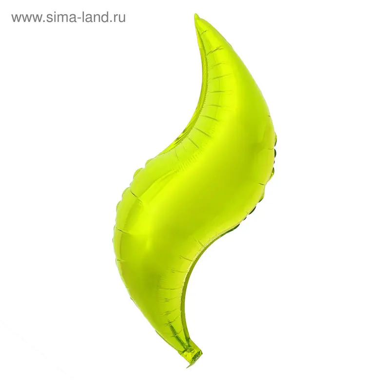 Шар фольгированный "Зигзаг", 28", металл, Lime
