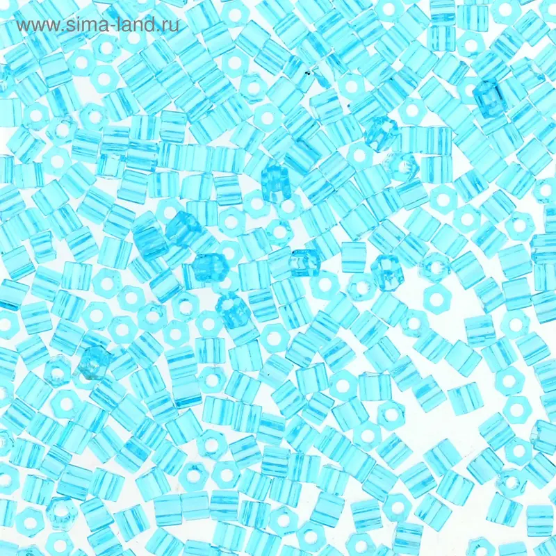 Бисер Япония "ТОНО" Hexagon №1, 11/0, 5гр (0003 св.голубой)