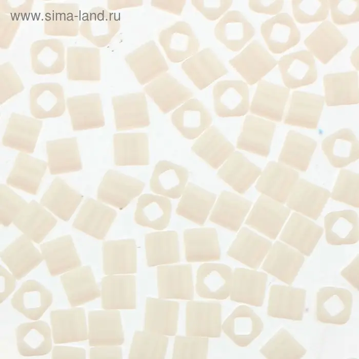 Бисер Япония "ТОНО" Cube №1 Змм 5 гр (0041 белый)