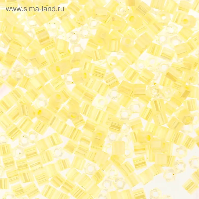 Бисер Япония "TOHO" Hexagon №3, 11/0, 5гр (0142 бл.желт./перл.)
