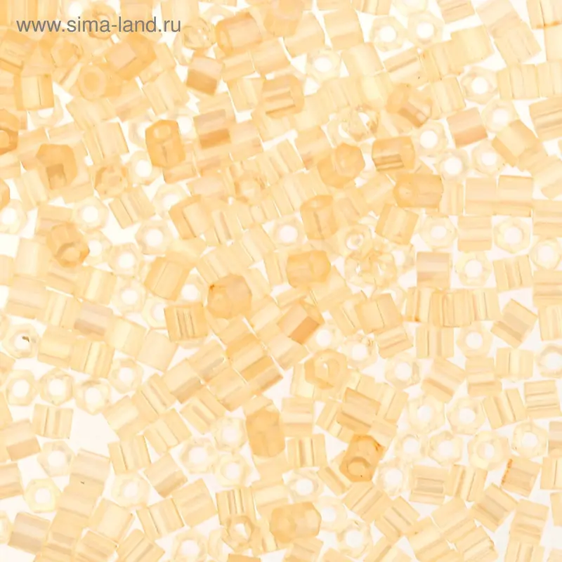 Бисер Япония "TOHO" Hexagon №3, 11/0, 5гр (0147 св.молочный/перл.)