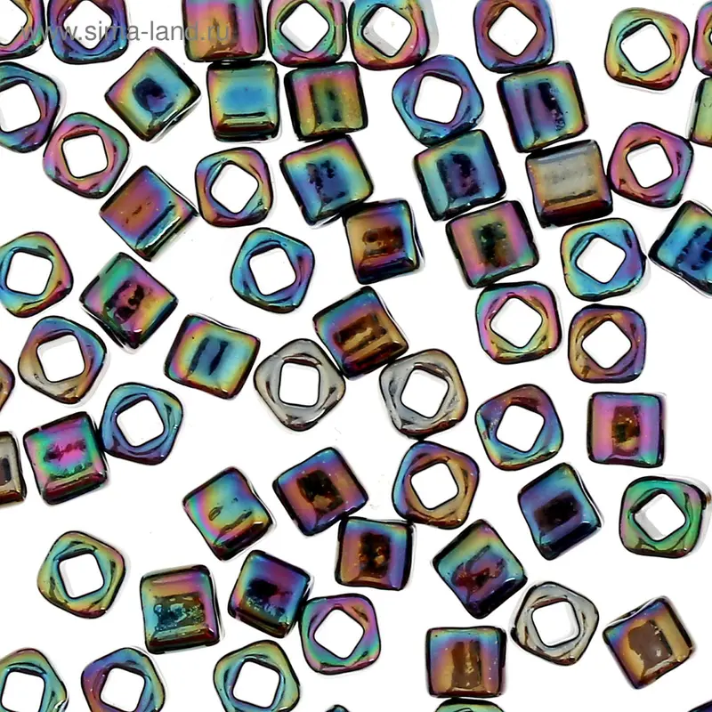Бисер Япония "ТОНО" Cube №2, 3 мм, 5гр (0086 т.фиолет)