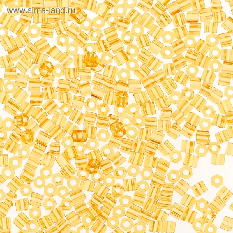 Бисер Япония "ТОНО" Hexagon №1, 11/0, 5гр (0002 св.желтый)