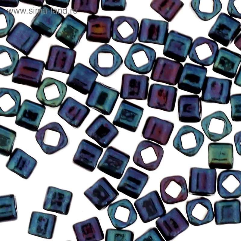 Бисер Япония "ТОНО" Cube №2, 3 мм, 5гр (0082 синий)