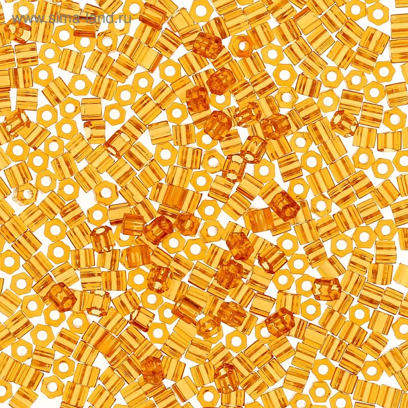 Бисер Япония "ТОНО" Hexagon №1, 11/0, 5гр (0002С янтарный)